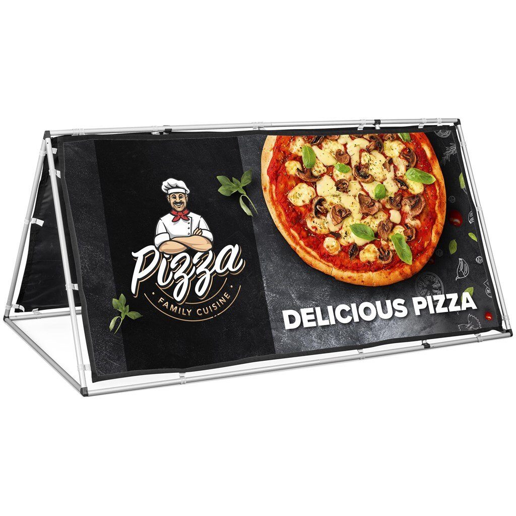 A-Frame Banner with PVC Print 2x1m - Image 2