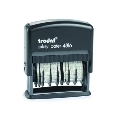 Trodat Printy Double-Dater 4816 self-inking date stamp